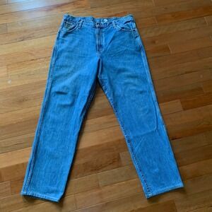 Cinch Mens 38x36 Jeans Blue Good Green Label Relaxed Straight Leg Denim
